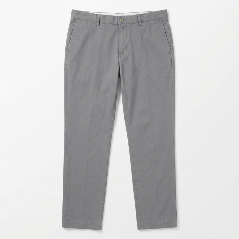 Polo Ralph Lauren Chino Pants Mens 38x32 Grey Straight Leg Cotton